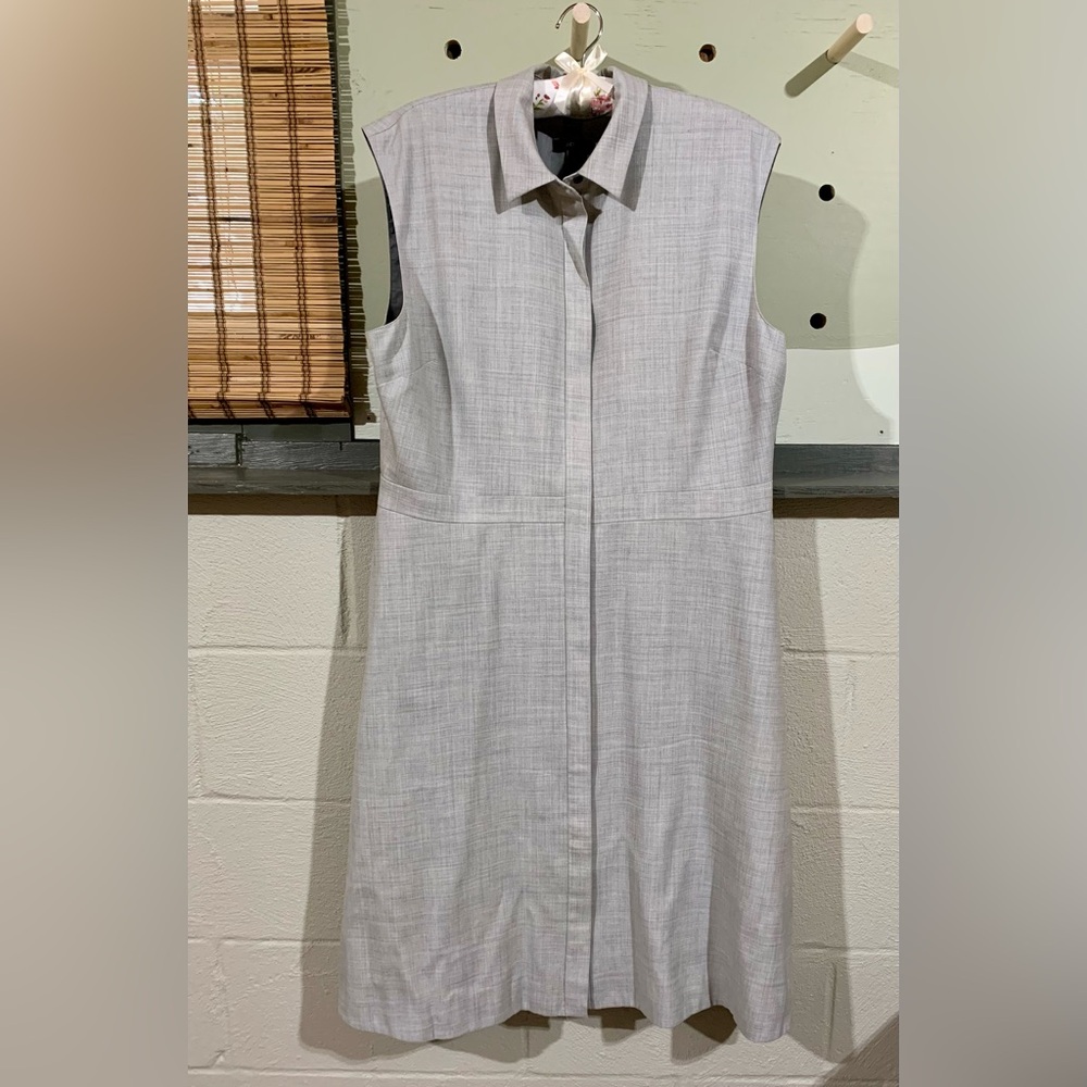 J Crew Sleeveless Gray Dress